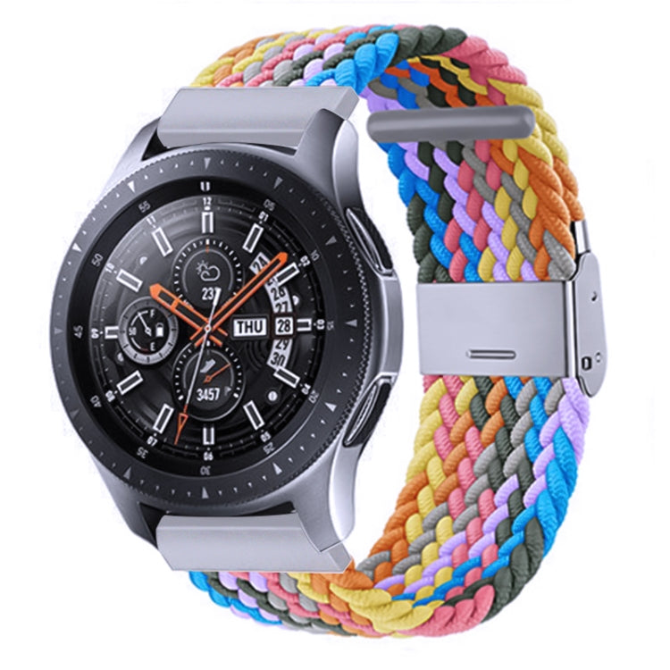 Nylon Braided Metal Buckle Strap for Galaxy Watch 4 20mm