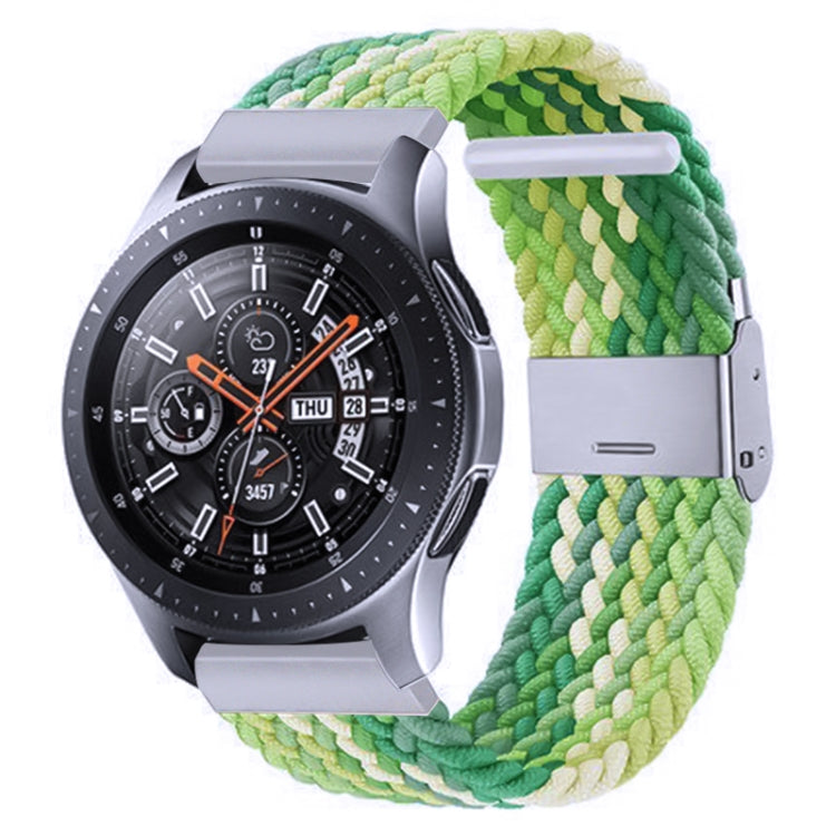 Nylon Braided Metal Buckle Strap for Galaxy Watch 4 20mm