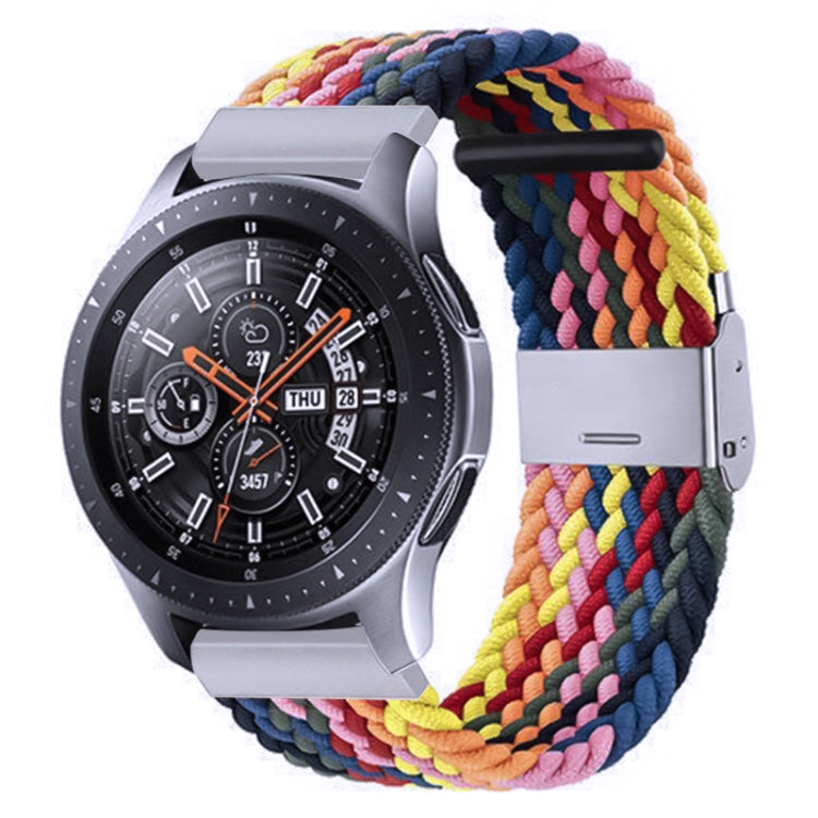 Nylon Braided Metal Buckle Strap for Galaxy Watch 4 20mm