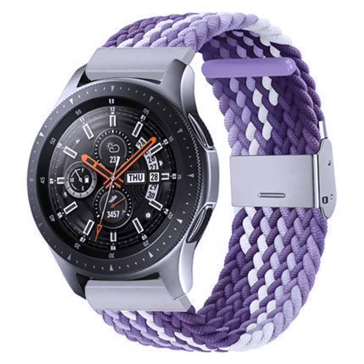 Nylon Braided Metal Buckle Strap for Galaxy Watch 4 20mm