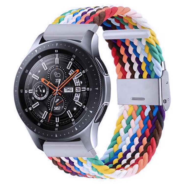 Nylon Braided Metal Buckle Strap for Galaxy Watch 4 20mm