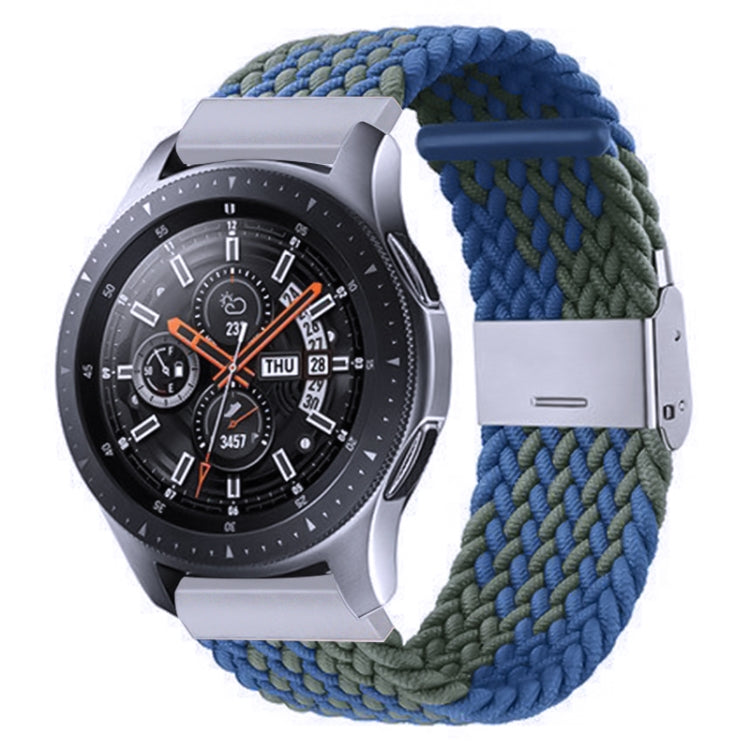 Nylon Braided Metal Buckle Strap for Galaxy Watch 4 20mm