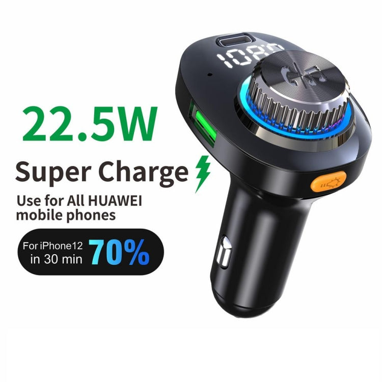 C18 Car Audio Receiver 3.1A Quick Charge USB Device BT 5.0 Color LED Backlight FM Transmitter ÎҵÄÉ̵ê