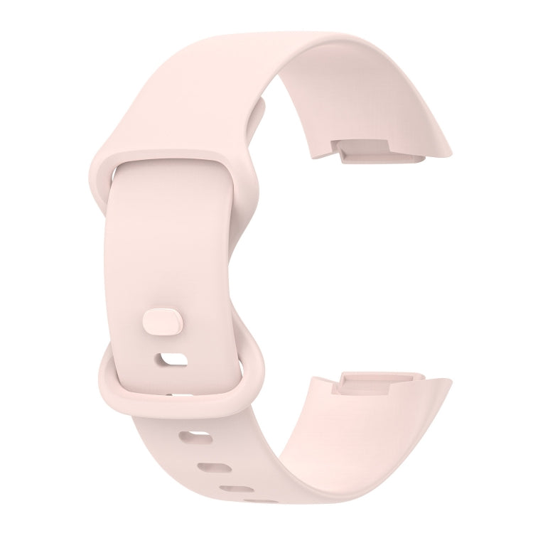 For Fitbit Charge 5 Monochromatic Silica Gel To Replace Watch Strap