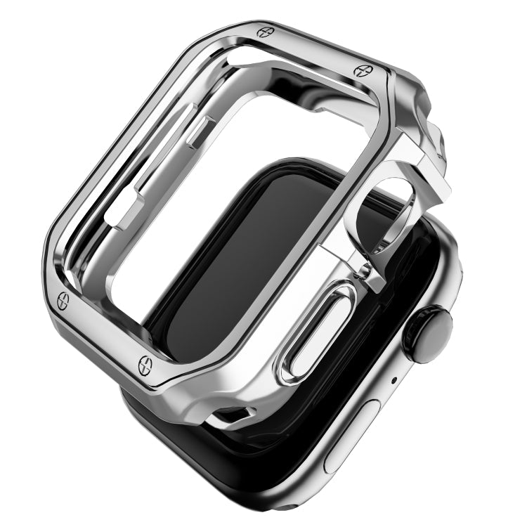 Anti-fall Electroplating TPU Watch Protective Case for Apple 1/2/3/4/5/6/7/SE