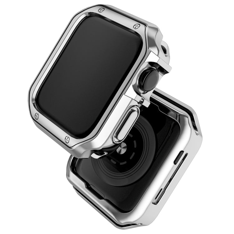 Anti-fall Electroplating TPU Watch Protective Case for Apple 1/2/3/4/5/6/7/SE