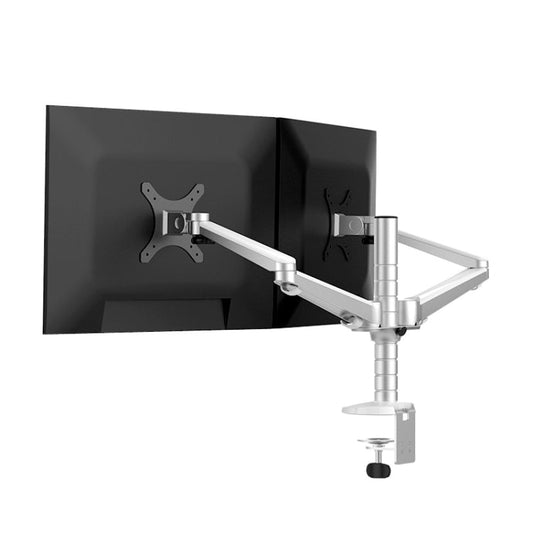 OA-4S Aluminum Double Arm Desktop Display Table Monitor Mount Stand My Store