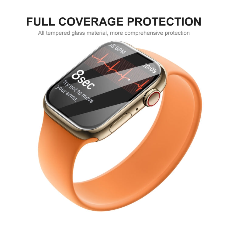 ENKAY Hat-Prince 3D Curved Edge Full Coverage Full Tempered Glass HD Screen Protector Film For Apple Watch Series 7 41mm