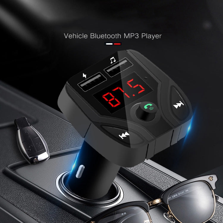 C4 Bluetooth MP3 Hands-free Car Device LCD FM Transmitter Dual USB Charger ÎҵÄÉ̵ê