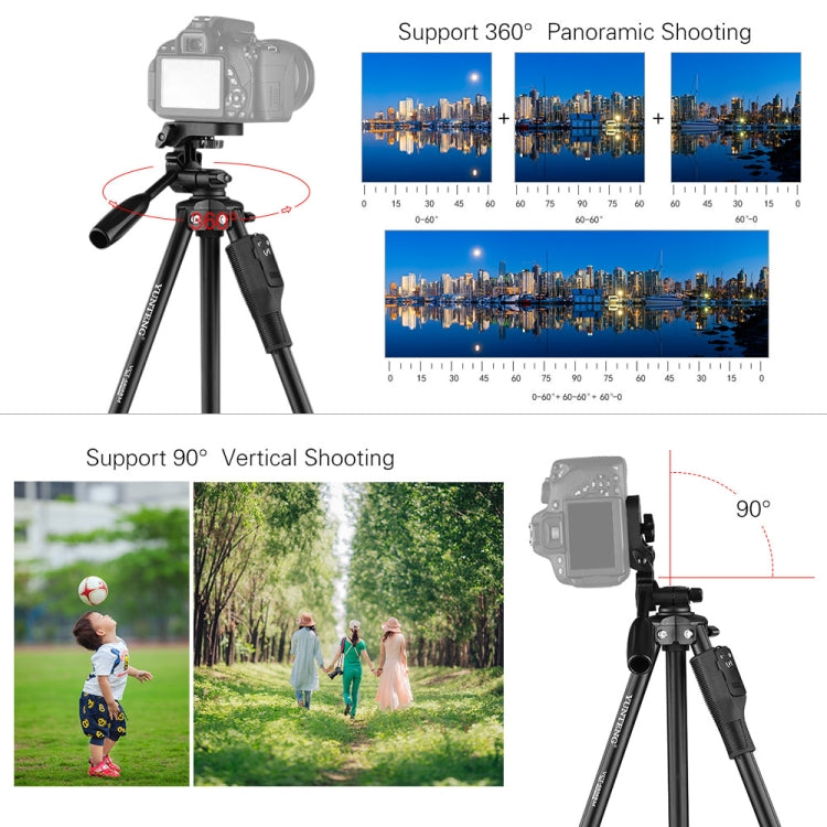 YUNTENG VCT-6808 Multi-Phone Bracket Tripod Mount with Ball Head and Remote Control My Store