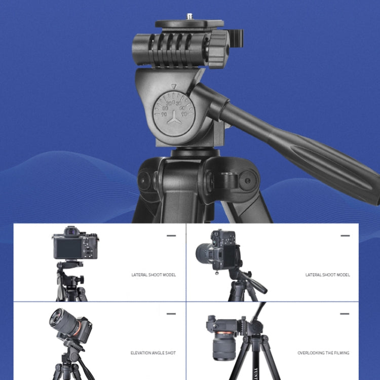 YUNTENG VCT-618N 1.8m Aluminum Tripod Mount