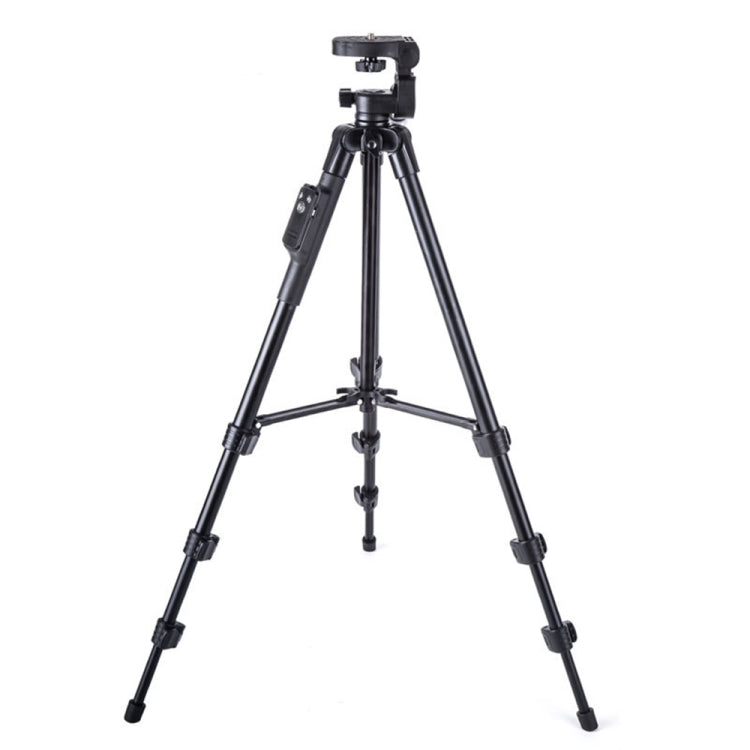 YUNTENG VCT-5218 Aluminum Tripod Mount with Bluetooth Remote Control & 3-Way Head & Phone Clamp