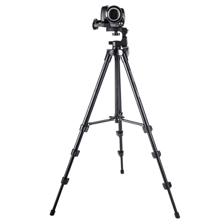 YUNTENG VCT-521 Aluminum Alloy Tripod Mount with Three-Dimensional Tripod Head