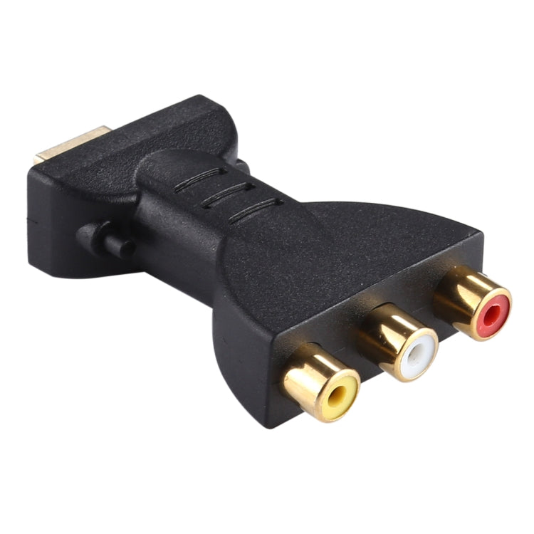 Gold-plated HDMI Male to 3 RGB RCA Video Audio Adapter AV Component Converter for DVD Projector My Store