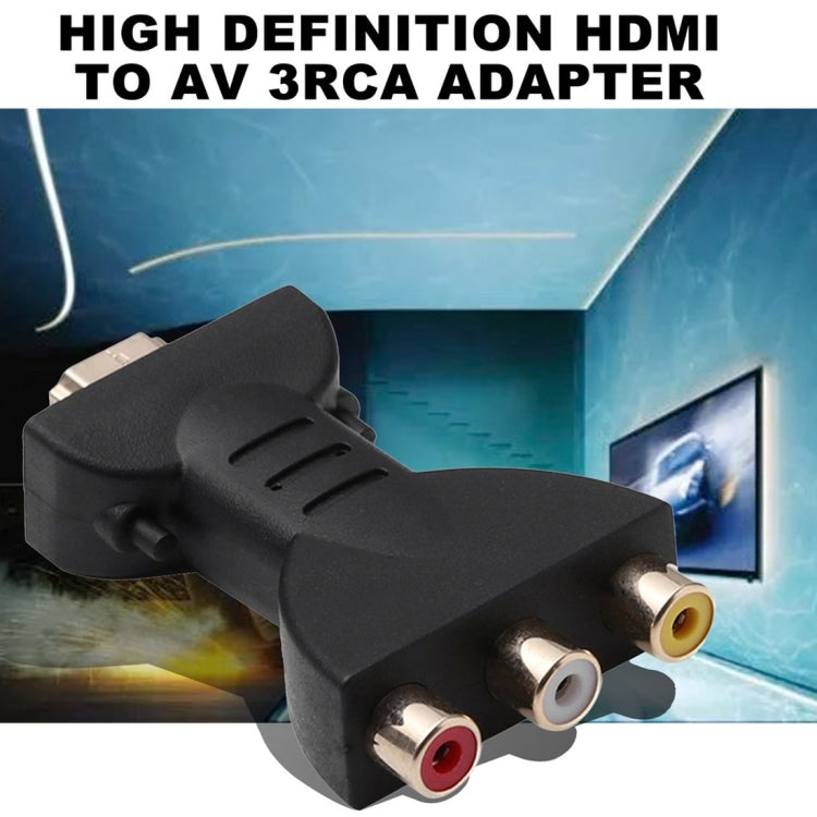 Gold-plated HDMI Male to 3 RGB RCA Video Audio Adapter AV Component Converter for DVD Projector My Store