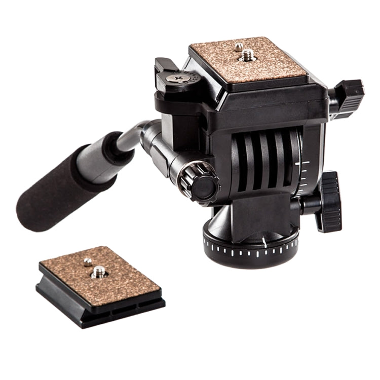 YUNTENG YT-950 Heavy Duty Tripod Action Fluid Drag Head with Quick Mount Plate My Store