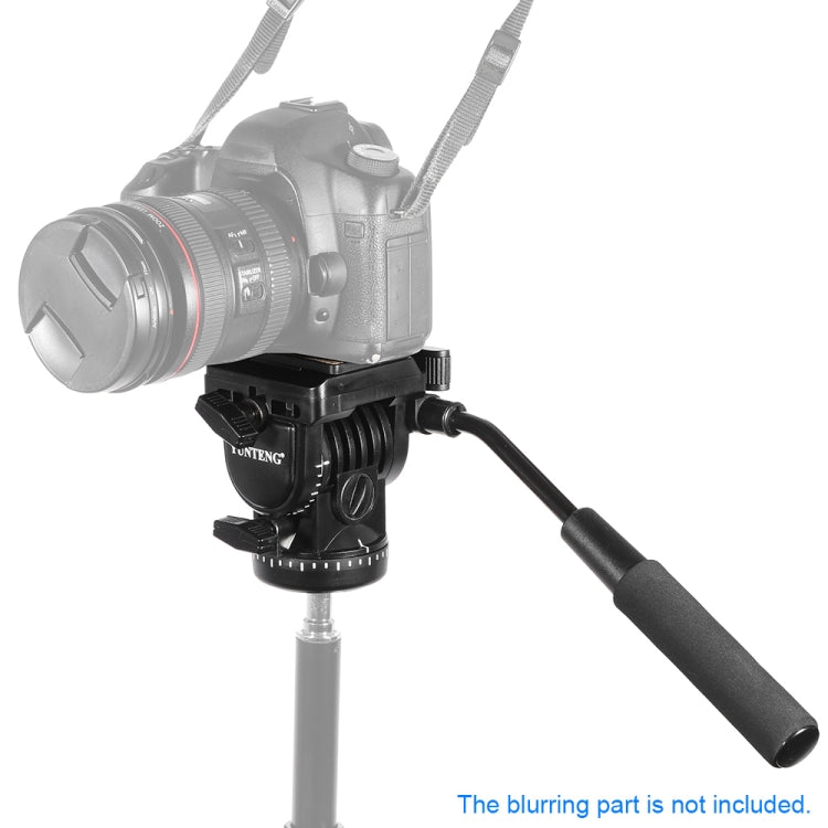 YUNTENG YT-950 Heavy Duty Tripod Action Fluid Drag Head with Quick Mount Plate My Store