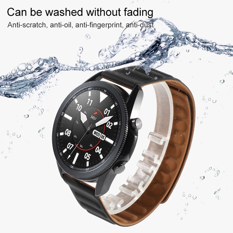 For Samsung Galaxy Gear S3 Silicone Magnetic Watch Band