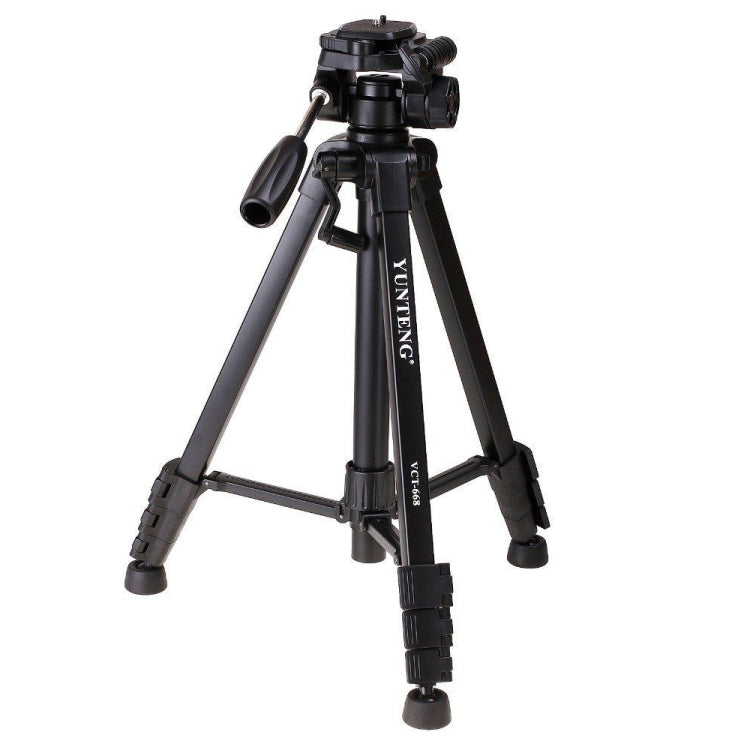 YUNTENG VCT-668 Aluminum Alloy Tripod Mount for 3 dimensional Damping Head