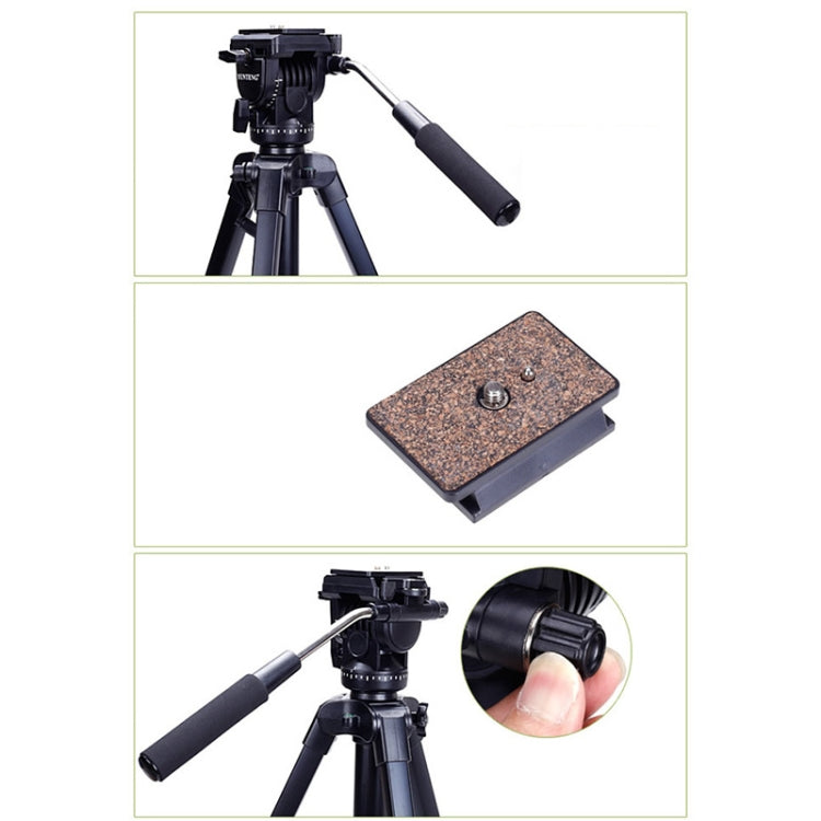 YUNTENG 860 Aluminum Tripod Mount with Fluid Drag Damping Ballhead