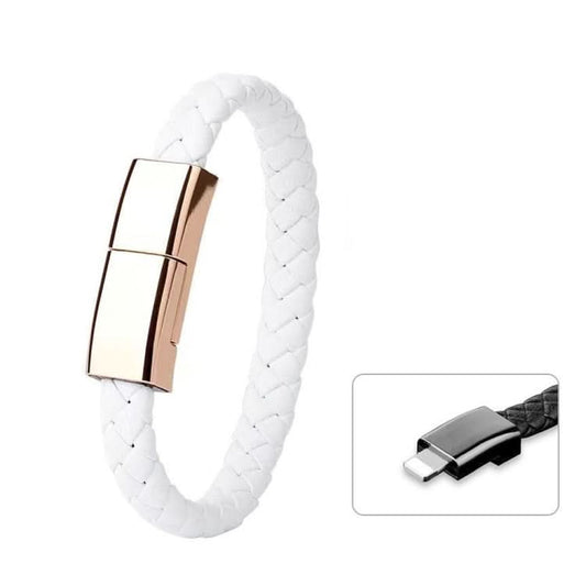 XJ-73 20cm USB to 8 Pin Bracelet Charging Data Cable