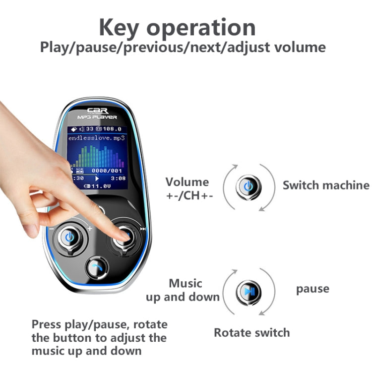 BT29 Color Screen Car Multi-functional Mp3 Player Multi-language Aux Out Card Bluetooth Adapter ÎҵÄÉ̵ê