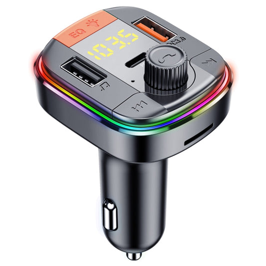 T832 Car Bluetooth FM Transmitter Colorful Light MP3 Player Powerful Quick Charger QC3.0 ÎҵÄÉ̵ê