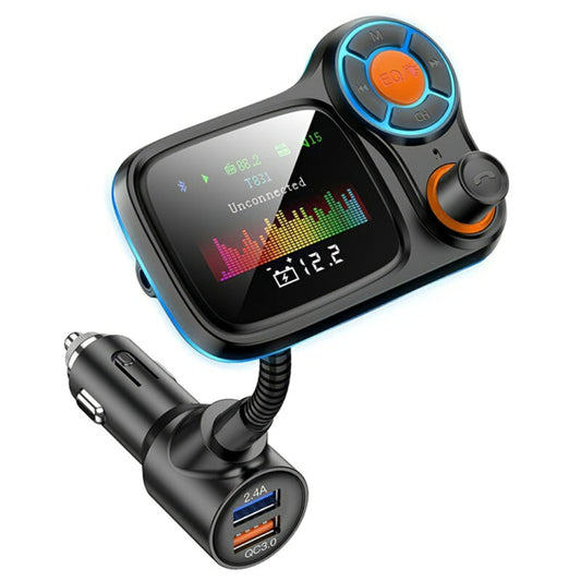 T831 Bluetooth 5.0 Car FM Transmitter Colorful Adapter Car MP3 Player ÎҵÄÉ̵ê