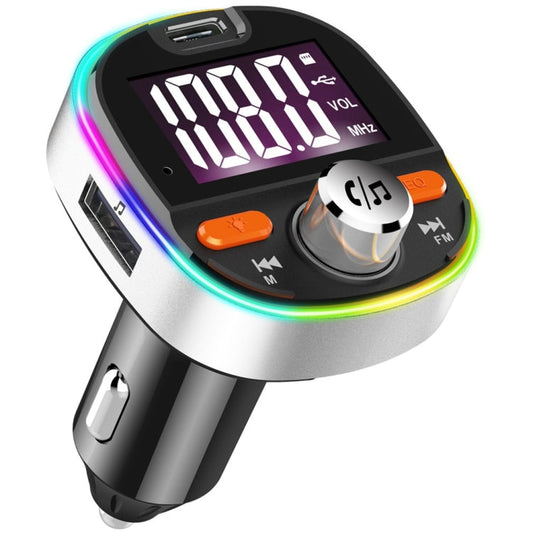 BC53 Wireless Car MP3 Player 5.0 FM Transmitter Colored Ambient Lights Hands-free Car Charger ÎҵÄÉ̵ê