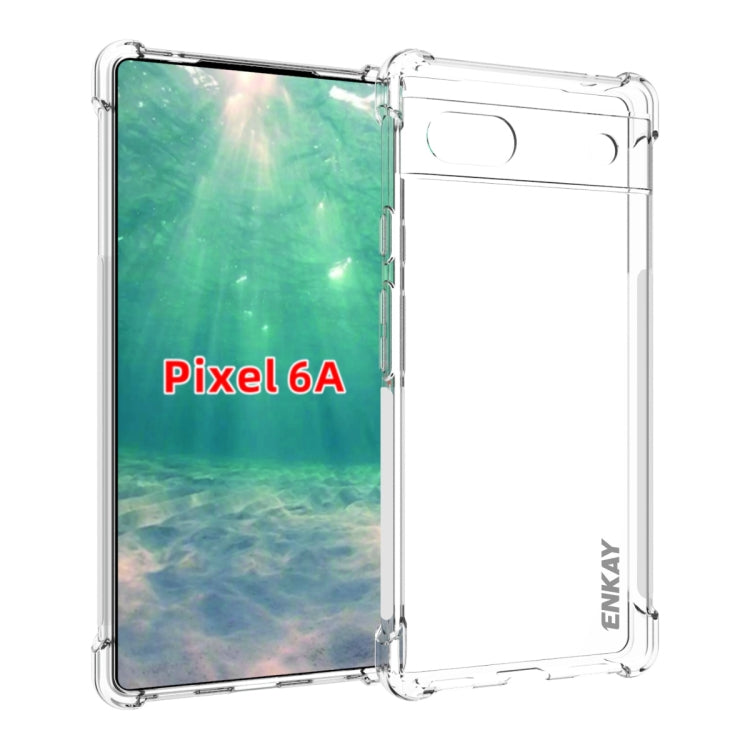 For Google Pixel 6A ENKAY Transparent TPU Shockproof Case My Store