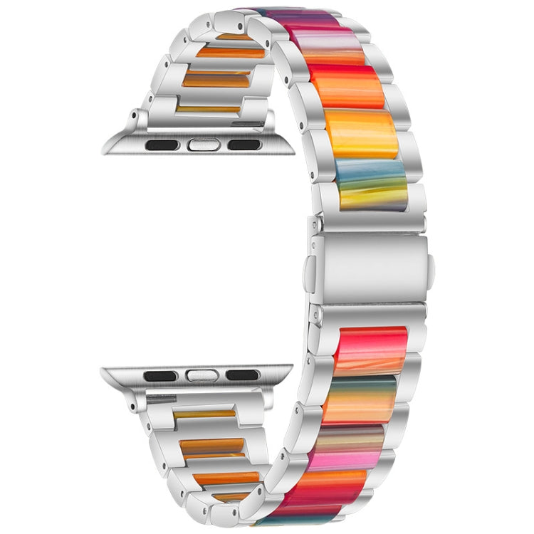 Metal + Resin Watchband For Apple Watch Series