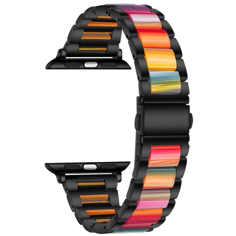 Metal + Resin Watchband For Apple Watch Series