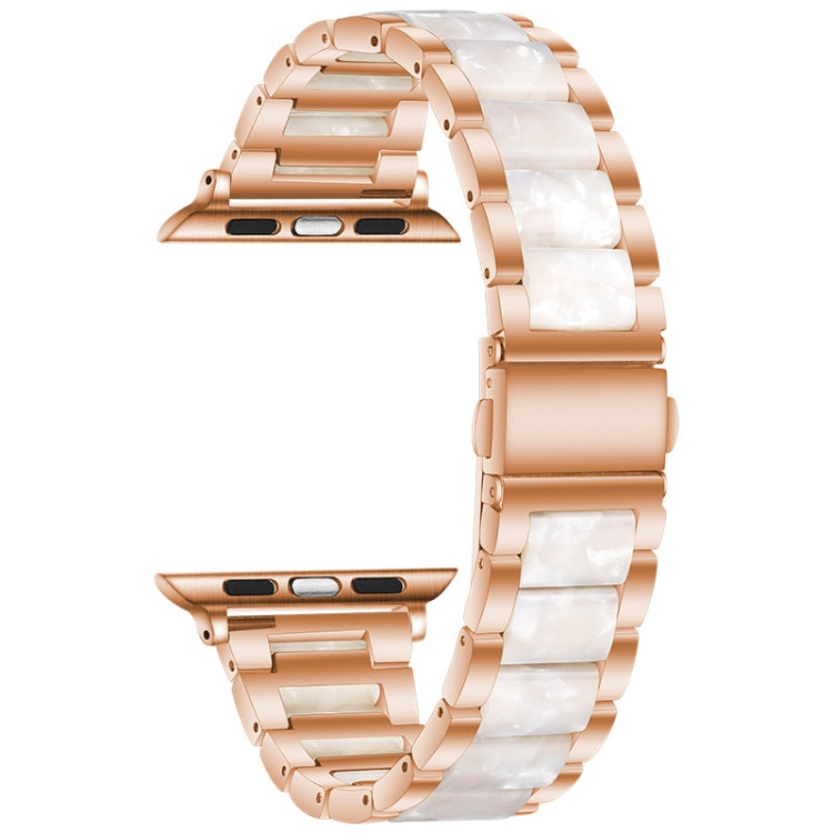 Metal + Resin Watchband For Apple Watch Series