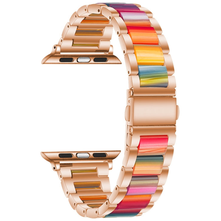 Metal + Resin Watchband For Apple Watch Series