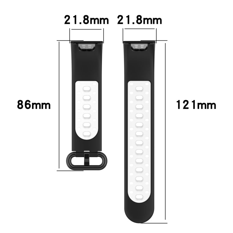 Two-Color Mixed Silicone Strap