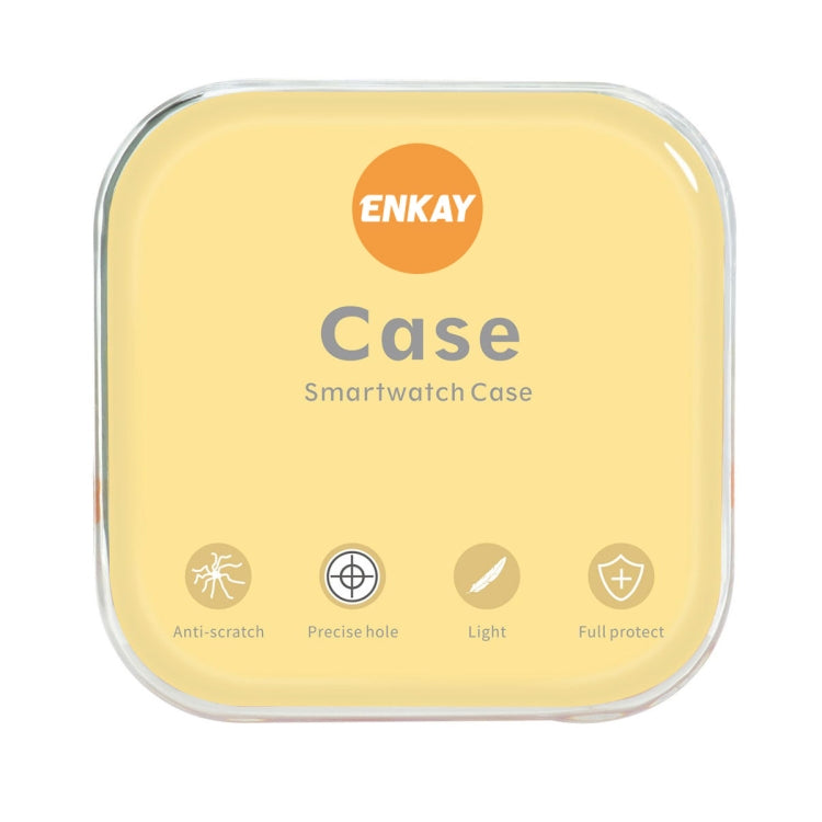 ENKAY Hat-Prince 2 in 1 PC Frame + 9H Tempered Glass Case