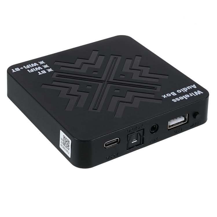 JEDX Q2 WiFi & Bluetooth 2 in 1 Digital Audio Adapter Smart Hi-Fi Audio Box