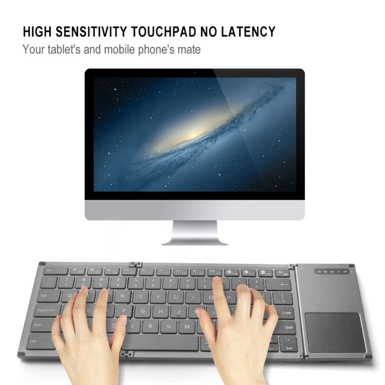 B066S Multi-function Ultra-thin Mini Wireless Three Fold Bluetooth Keyboard My Store