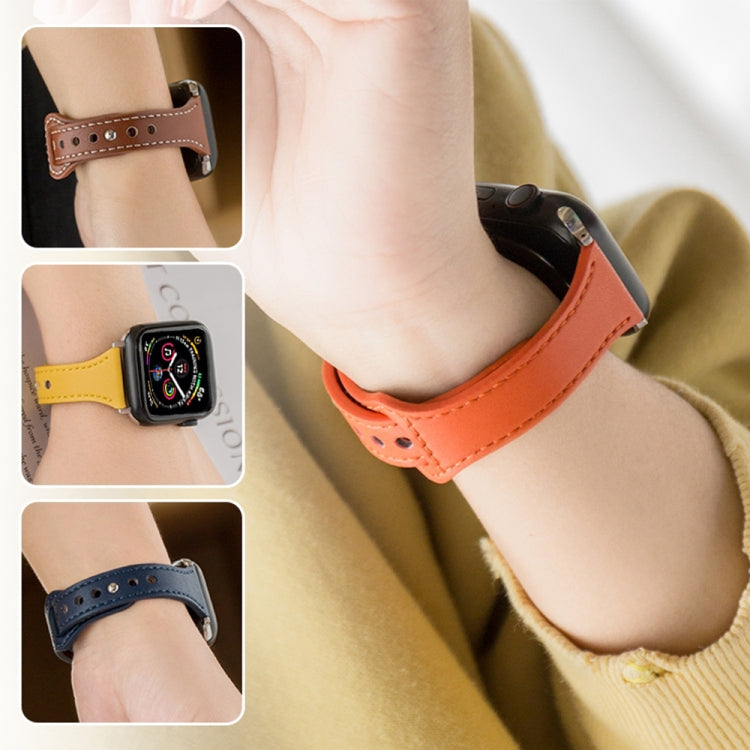 Microfiber Leather Watch Strap For Apple Watch Series