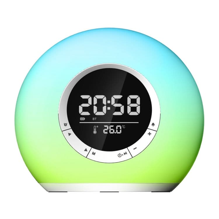 P11 LED Atmosphere Light Bluetooth Speaker with Alarm & Temperature Display