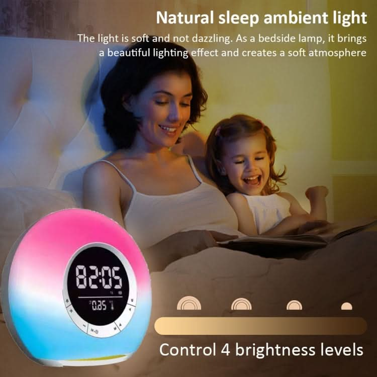 P11 LED Atmosphere Light Bluetooth Speaker with Alarm & Temperature Display