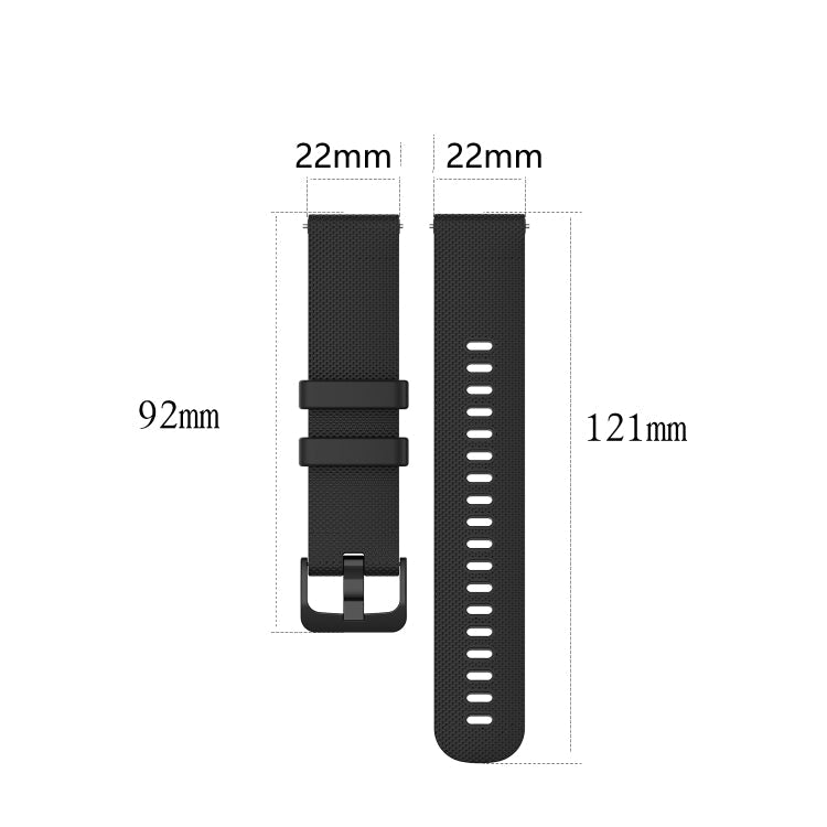 22mm Checkered Silicone Strap, Series 1-Reluova