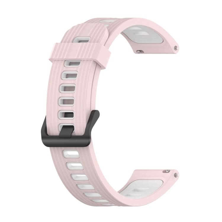 20mm Striped Mixed-Color Silicone Strap, Series 3