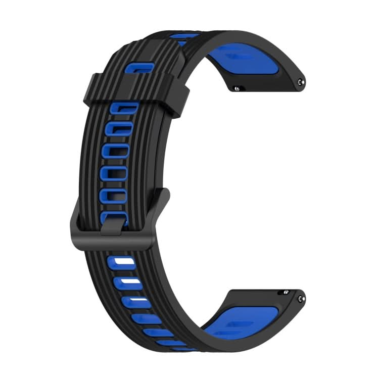 20mm Striped Mixed-Color Silicone Strap, Series 1-Reluova