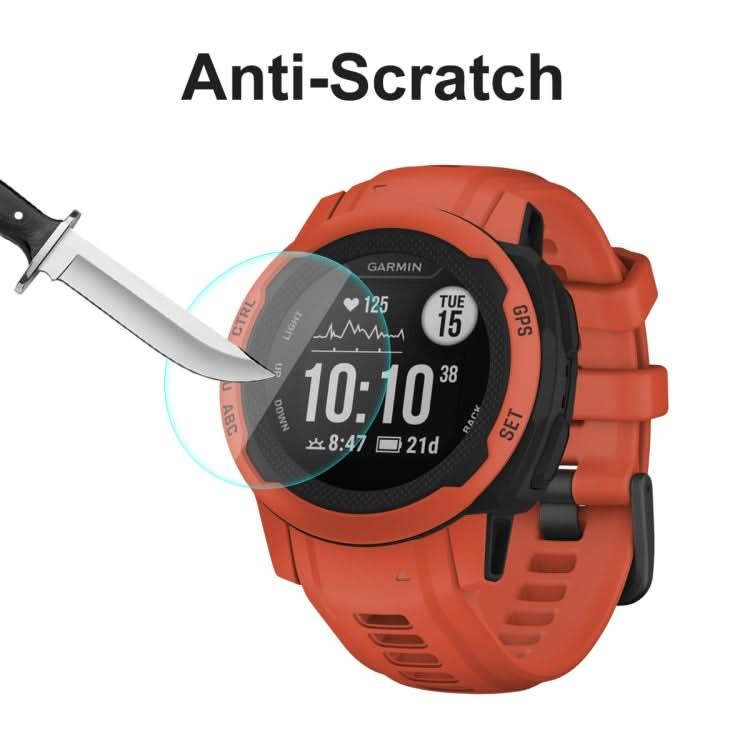 ENKAY 0.2mm 9H Tempered Glass Screen Protector Watch Film For Garmin Instinct 2S