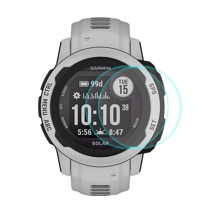 ENKAY 0.2mm 9H Tempered Glass Screen Protector Watch Film For Garmin Instinct 2