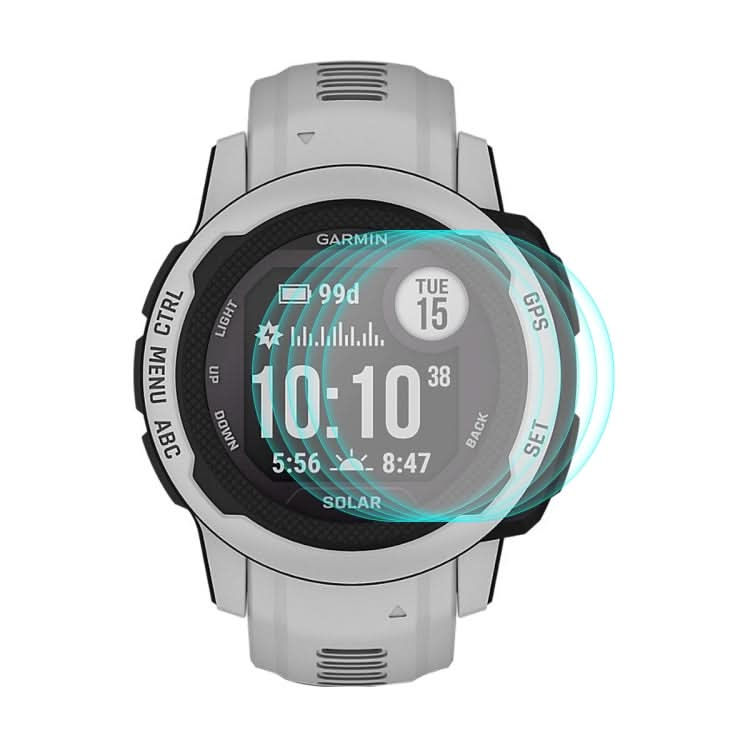 ENKAY 0.2mm 9H Tempered Glass Screen Protector Watch Film For Garmin Instinct 2