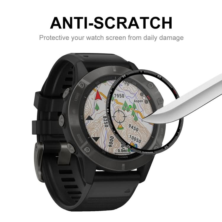 ENKAY 3D Full Coverage Soft PC Edge + PMMA HD Screen Protector Film For Garmin Fenix 7