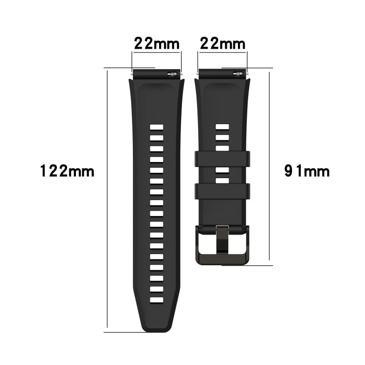 22mm Vertical Silicone Watch band, Series 5-Reluova