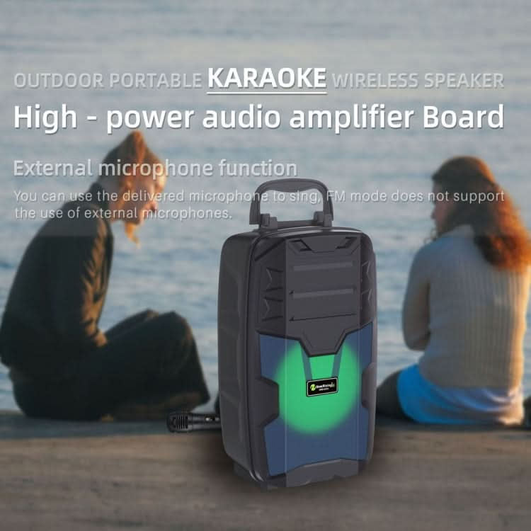 NewRixing NRG401C Outdoor Portable Karaoke Wireless Speaker High-Power Audio Amplifier